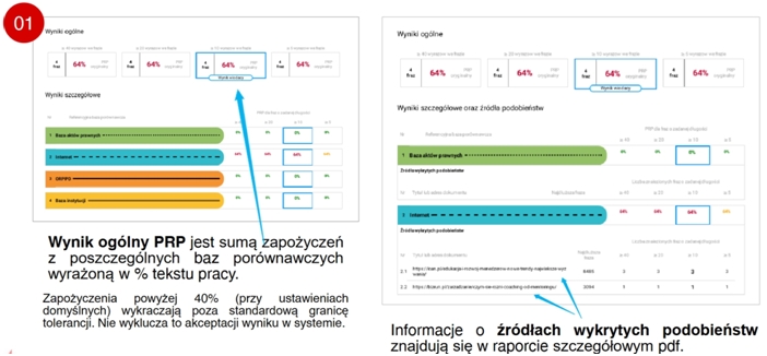 Zdjęcie przedstawia jak raport JSA obrazuje procentowy poziom zapożyczeń